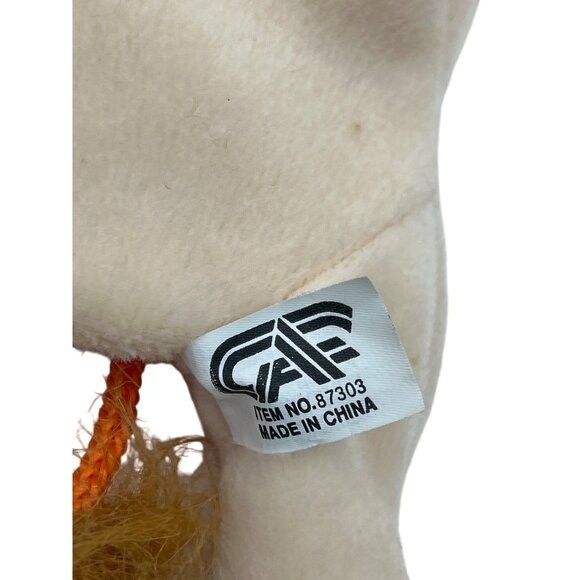 Great American Fun Corp Plush Lion Toy 8" Polyester Stuffing & Pellets 17m - Picture 4 of 5